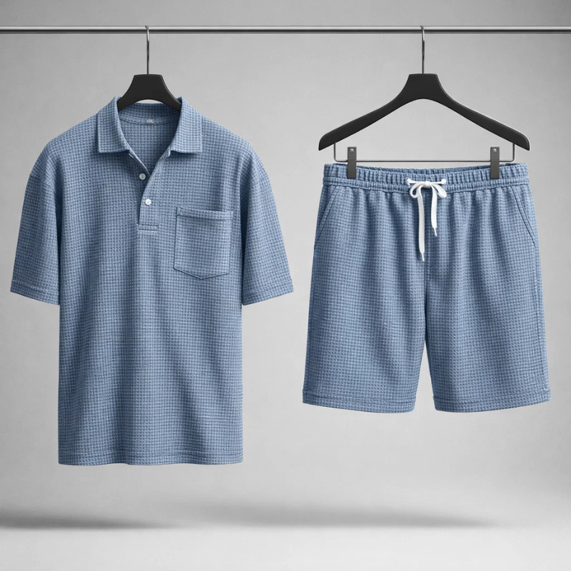 Carter Waffle-Knit Set