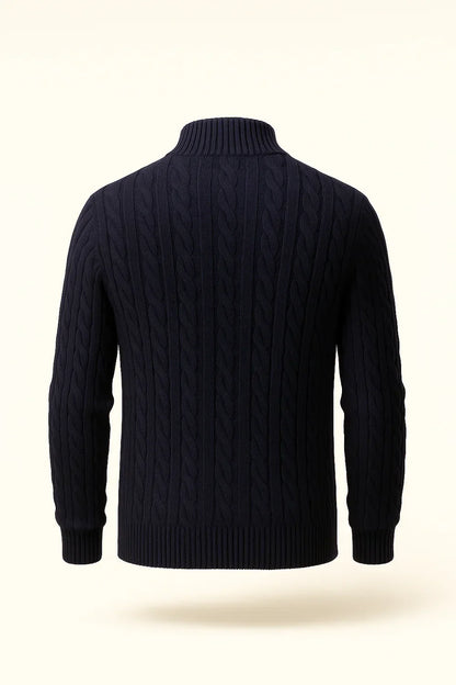 Tilano Cable Knit Navy
