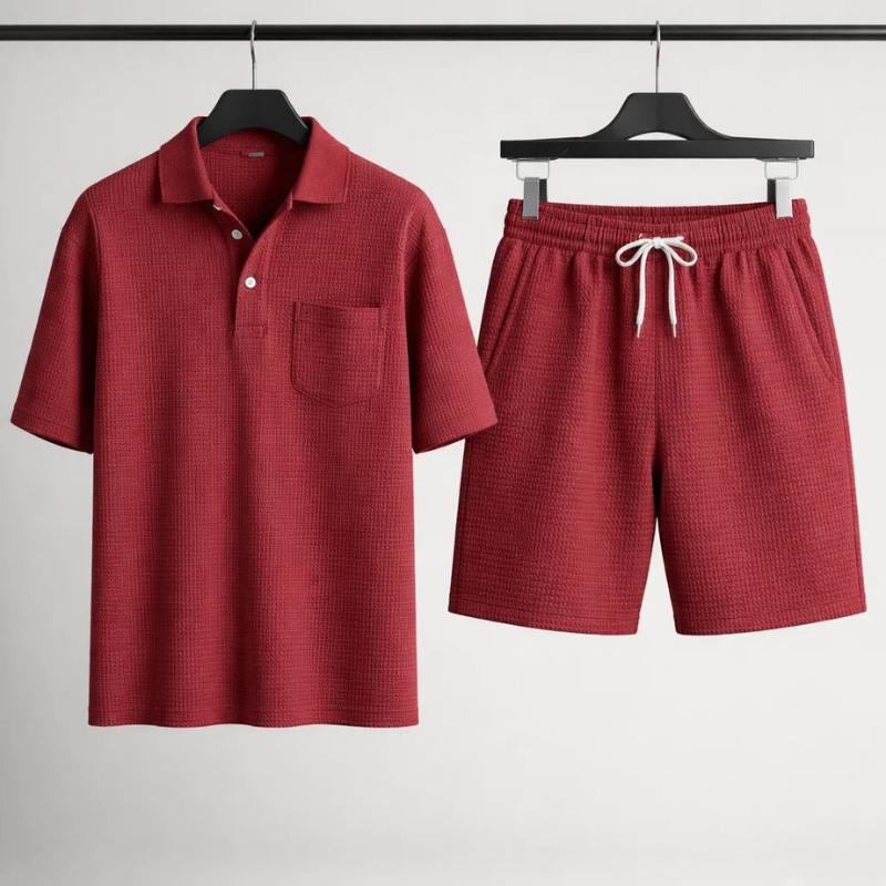 Carter Waffle-Knit Set