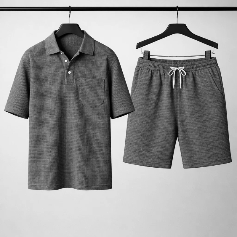 Carter Waffle-Knit Set