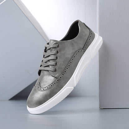 Calver Leather Brogue Trainers