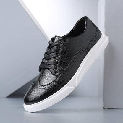 Calver Leather Brogue Trainers