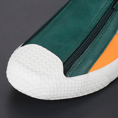 Claude Monet Leather Sneakers
