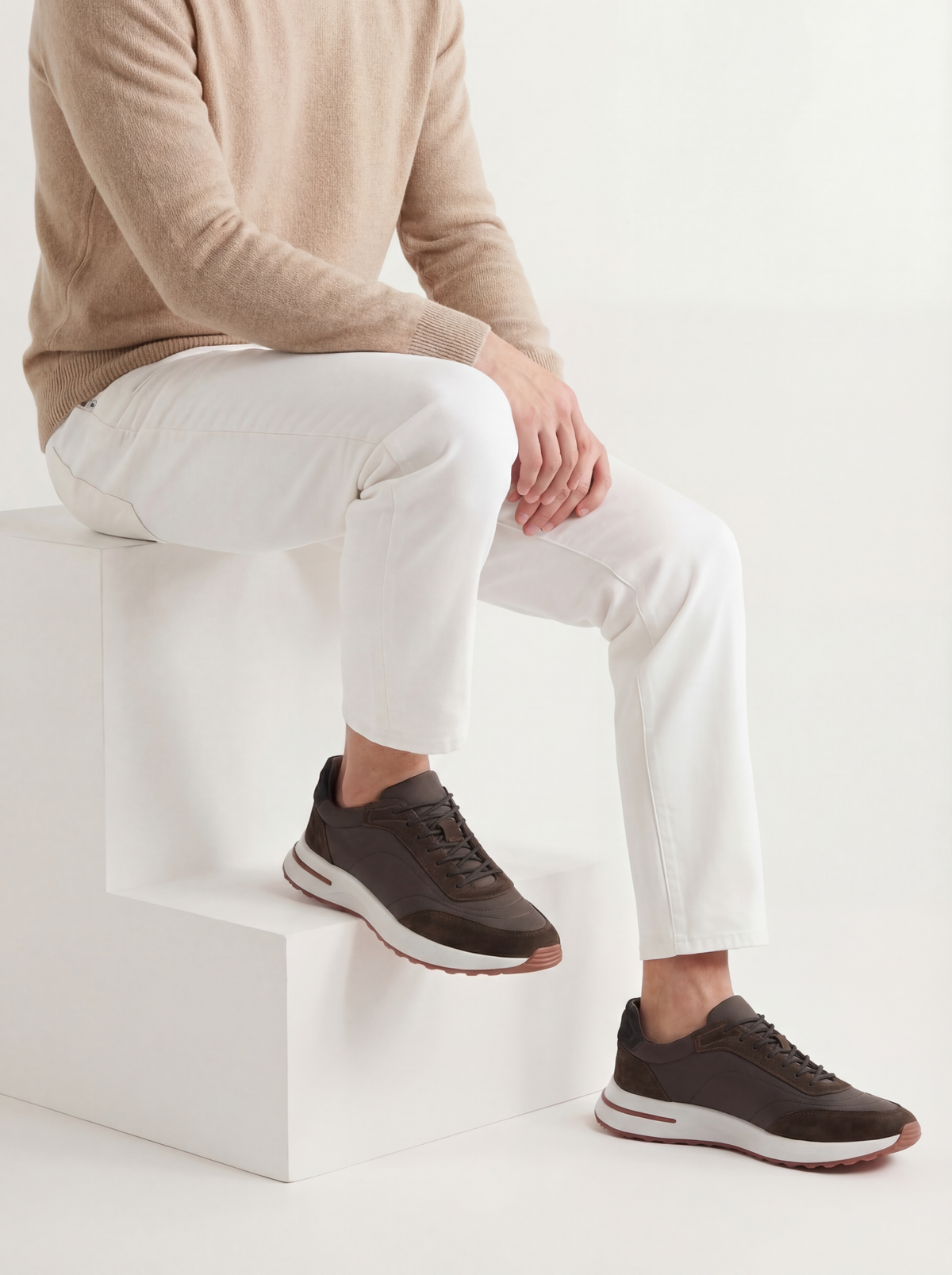 Portofino Sneaker Suede Brown